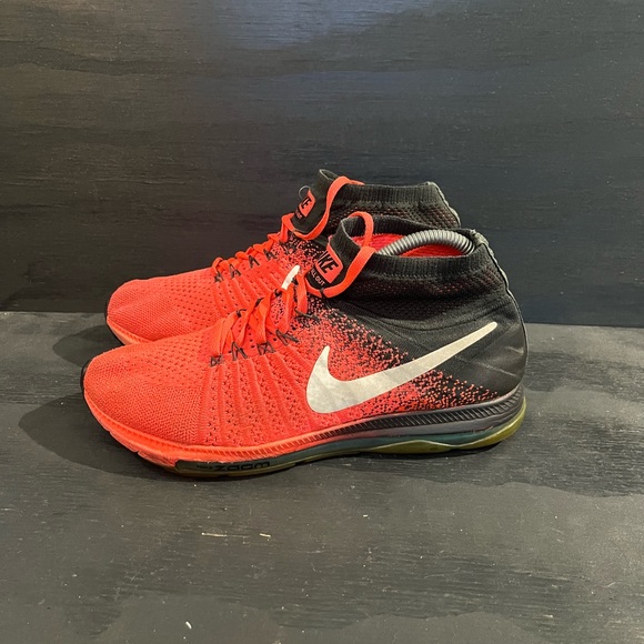 Nike Zoom All Out Flyknit Womens Size 10 Hot Pink Sneakers Gym Shoes 845361-600 - Picture 2 of 8